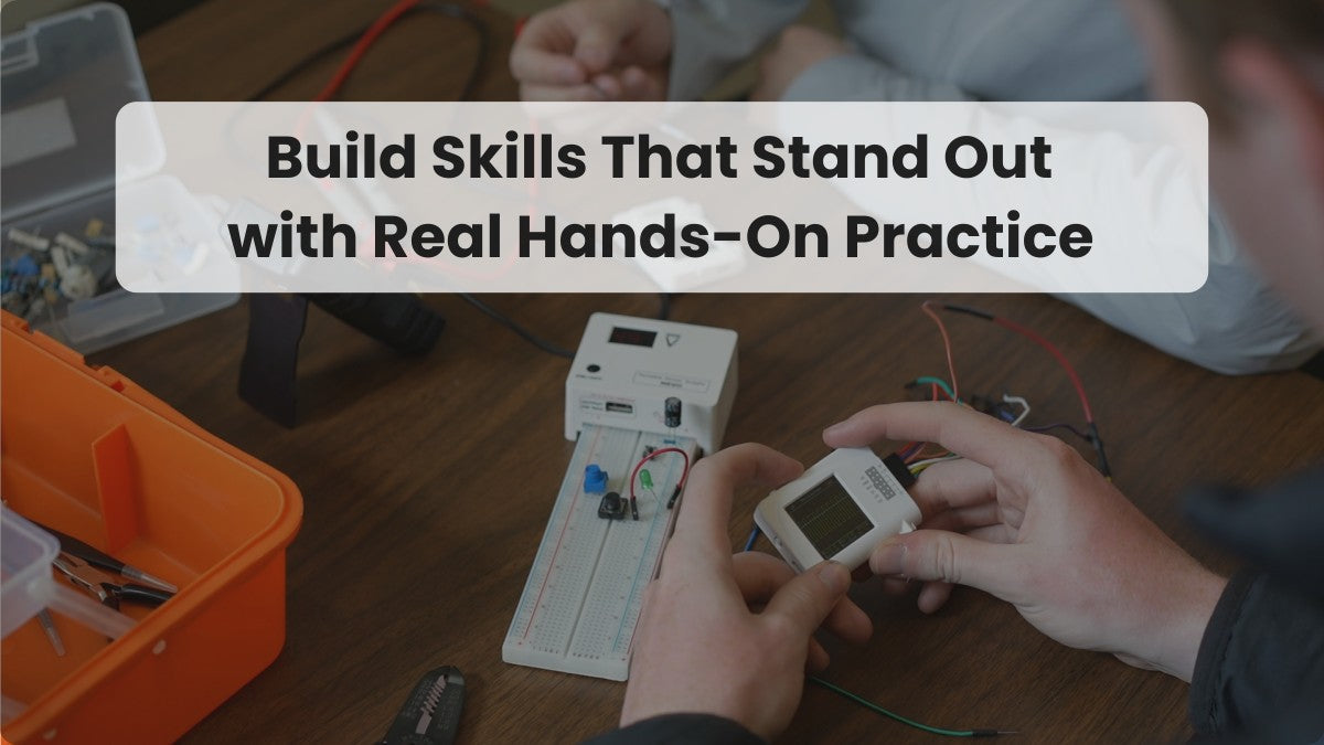Electrical circuit experiments with real devices