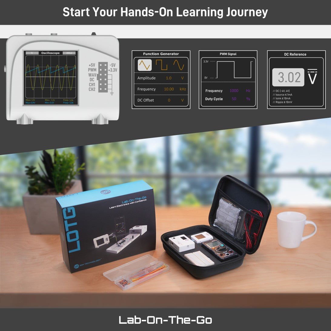 Lab - On - The - Go Electronics Tool Kit - EIM Technology (EVO - IN - MOTION Technology Ltd.)