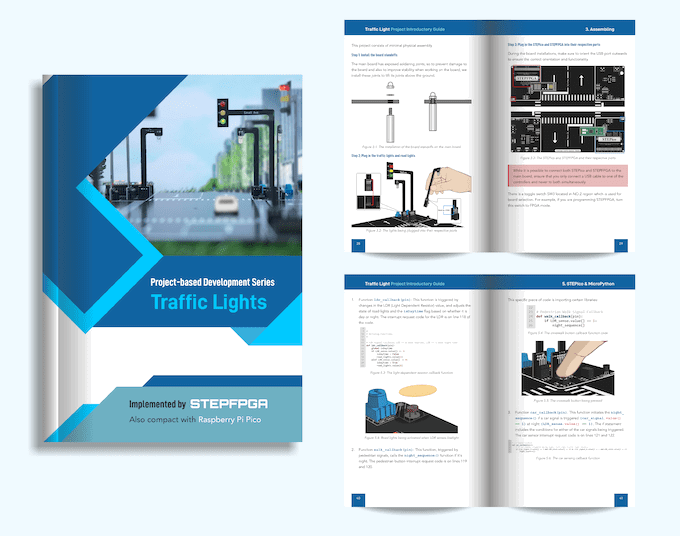 Traffic Light Control System with Raspberry Pi Pico - Raspi Pico (STEPFPGA Compatible: add - on) - KT31 - EIM Technology (EVO - IN - MOTION Technology Ltd.)
