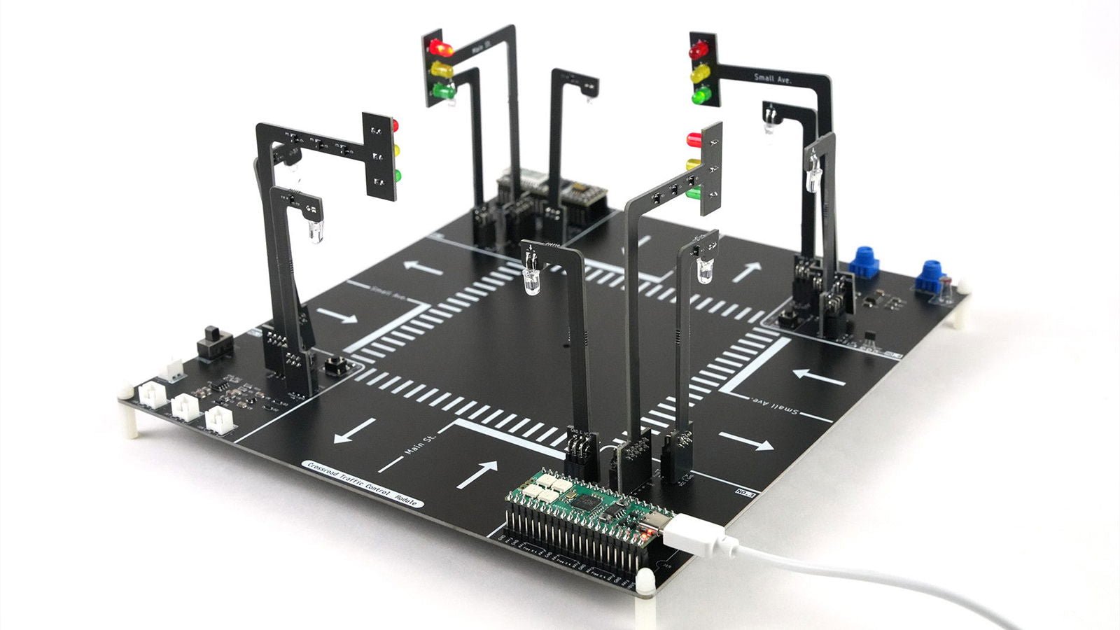 Traffic Light Control System with Raspberry Pi Pico - Raspi Pico (STEPFPGA Compatible: add - on) - KT31 - EIM Technology (EVO - IN - MOTION Technology Ltd.)